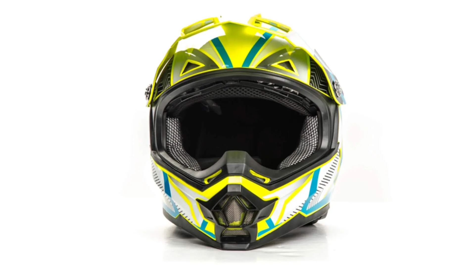 Мотошлем B6196 (L) HIZER #1 yellow