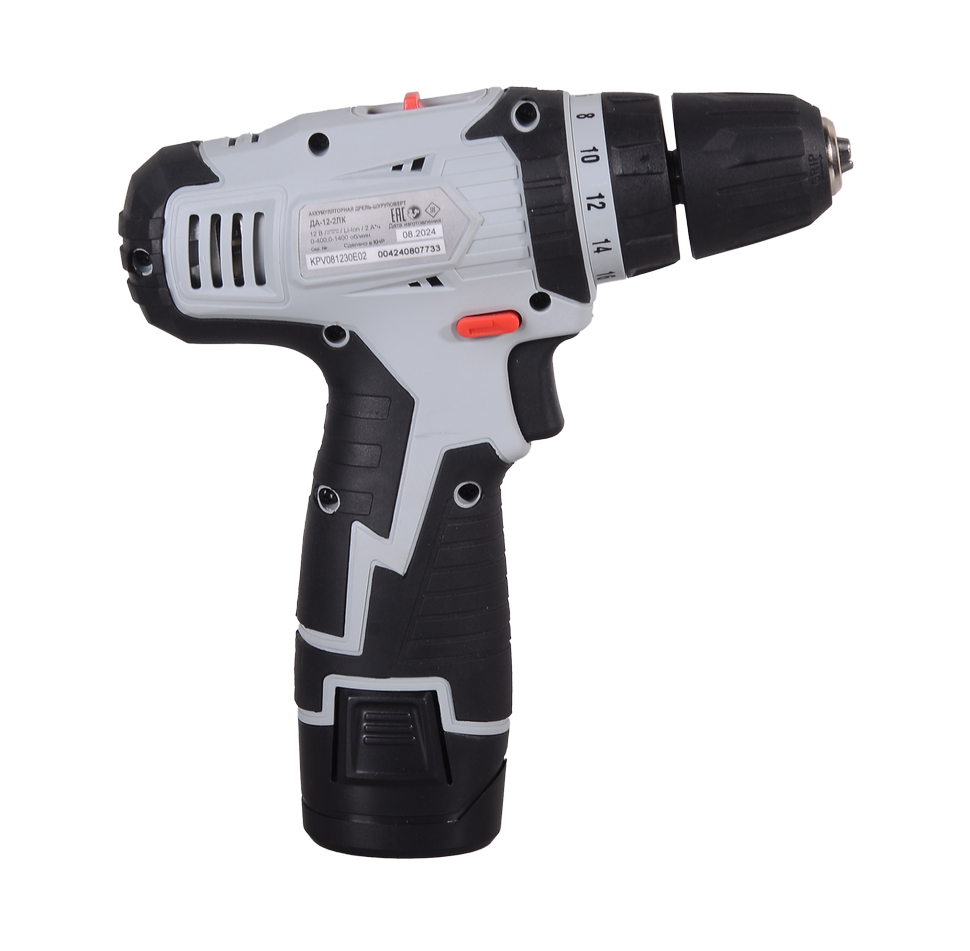 Дрель-шуруповерт аккумуляторная ДА-12-2ЛК Ресанта