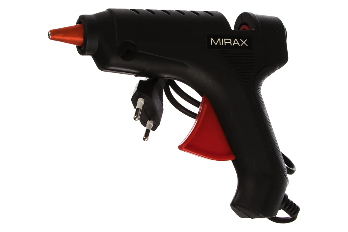 Пистолет термоклеящий, 60Вт/220В, стержни 11мм //MIRAX