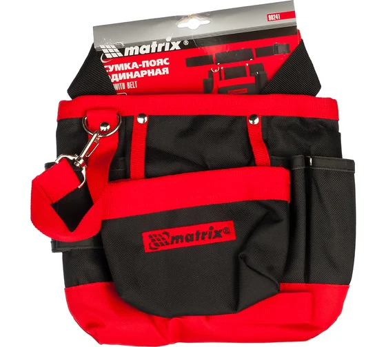Сумка - пояс одинарная, 7 карманов// Matrix