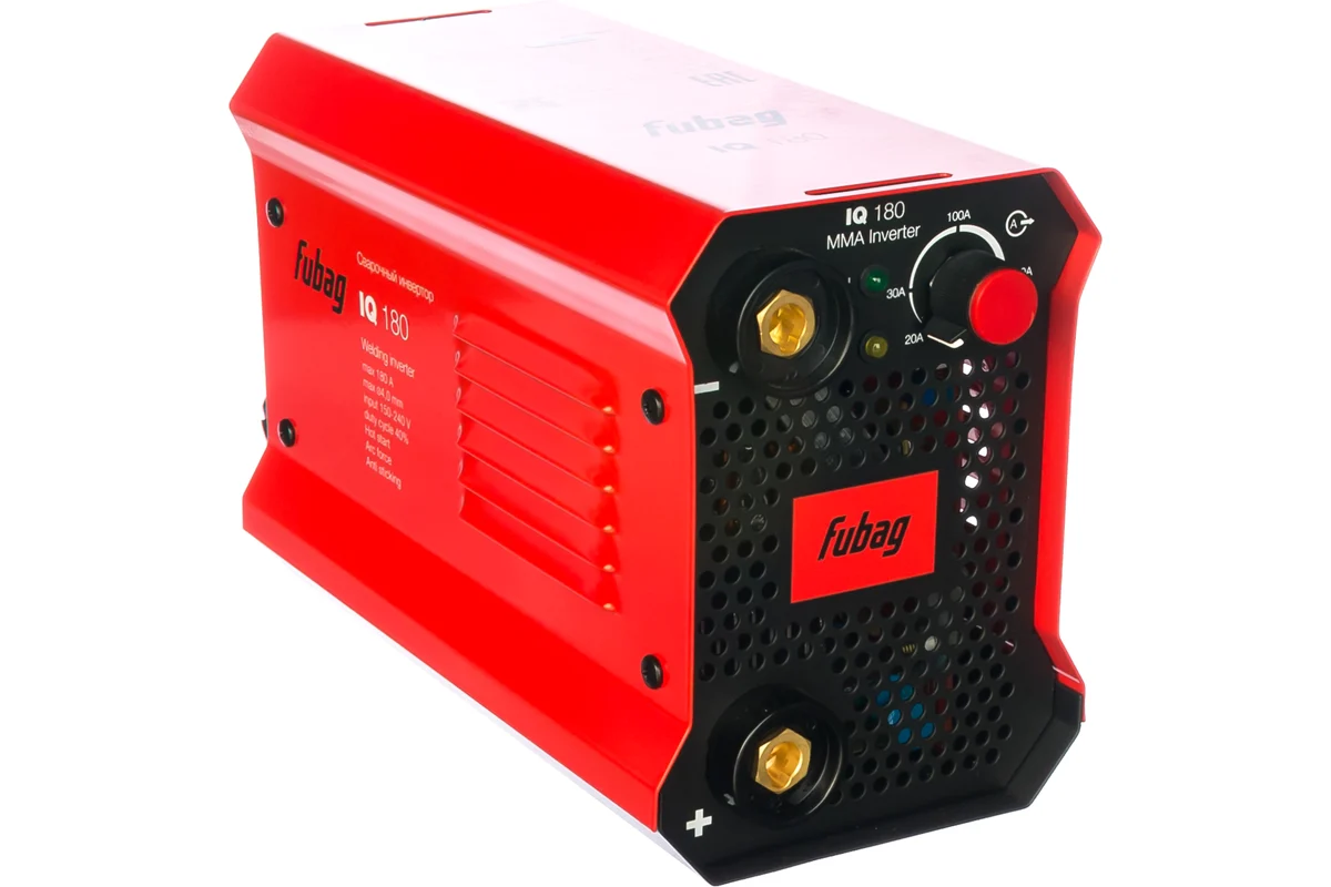 Сварочный аппарат IQ 180 FUBAG, инверторный, 20-180А, электроды 1,6-4,0мм