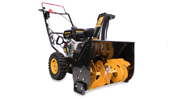 Снегоотбрасыватель CHAMPION ST556.,5.5лс ,56см ширина,бак3,6л скорости 4/2