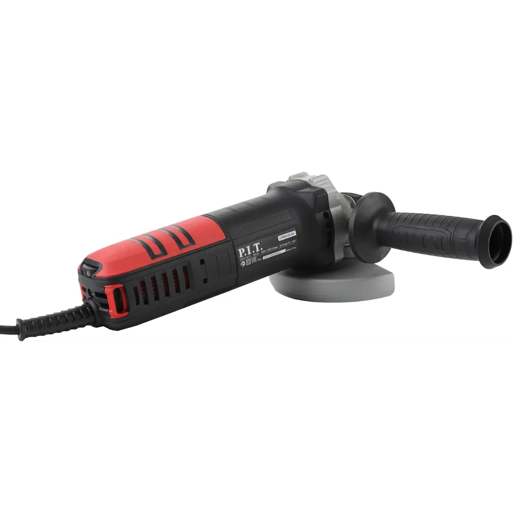 Шлифмашина угловая электрич. P.I.T. LPWS125-C6 (900Вт, 125х22,2мм, рег. скор. 3000-11000об/мин, М14)