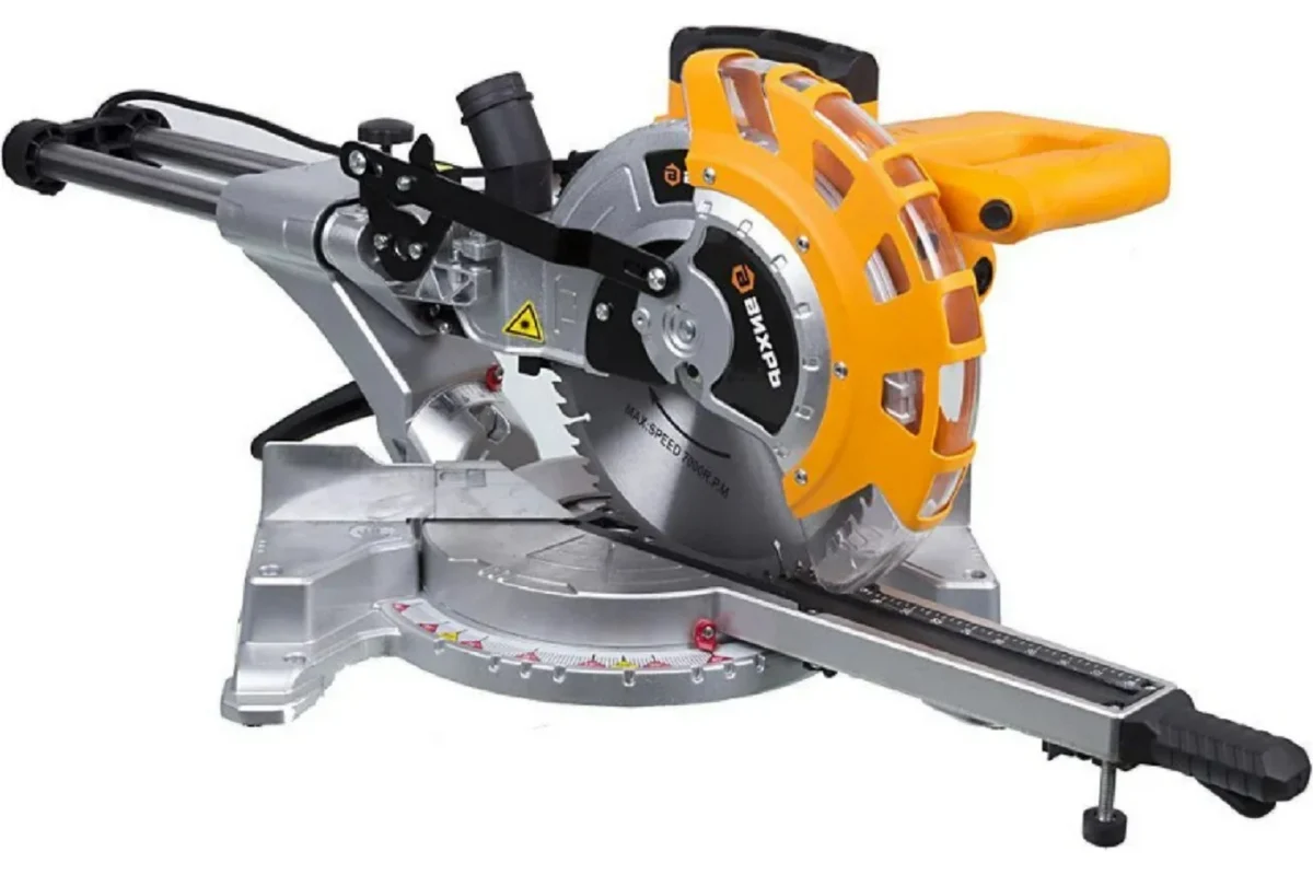 ВИХРЬ ПТ-255ПЛ Пила торц., 1,9 кВт, 5000 об/мин, диск 255х30 мм, гл. пропила 80 мм, 12кг