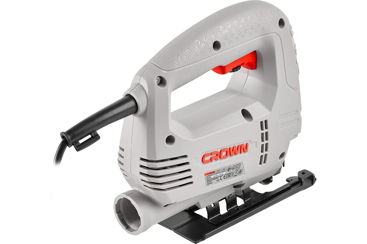 Лобзик CROWN CT15212, 550 Вт, 700-3000 об/мин, маятниковый ход, глубина пропила 65 мм