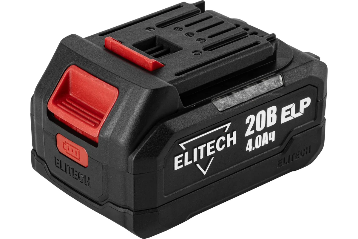 ELITECH Аккумулятор АКБ 2040С (E0911.052.00) ELP, 20В, 4.0Ач, Slider