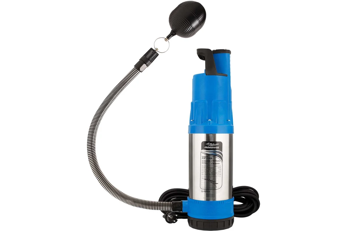 Насос погружной автоматический FREEDIVER ASP3-30A (каб.15м) 3303//AQUARIO