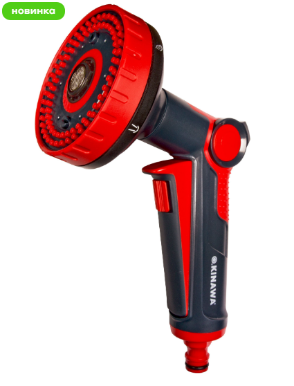 OKINAWA Пистолет-распылитель 6 режимов, пластиковый, с клавишей 2512