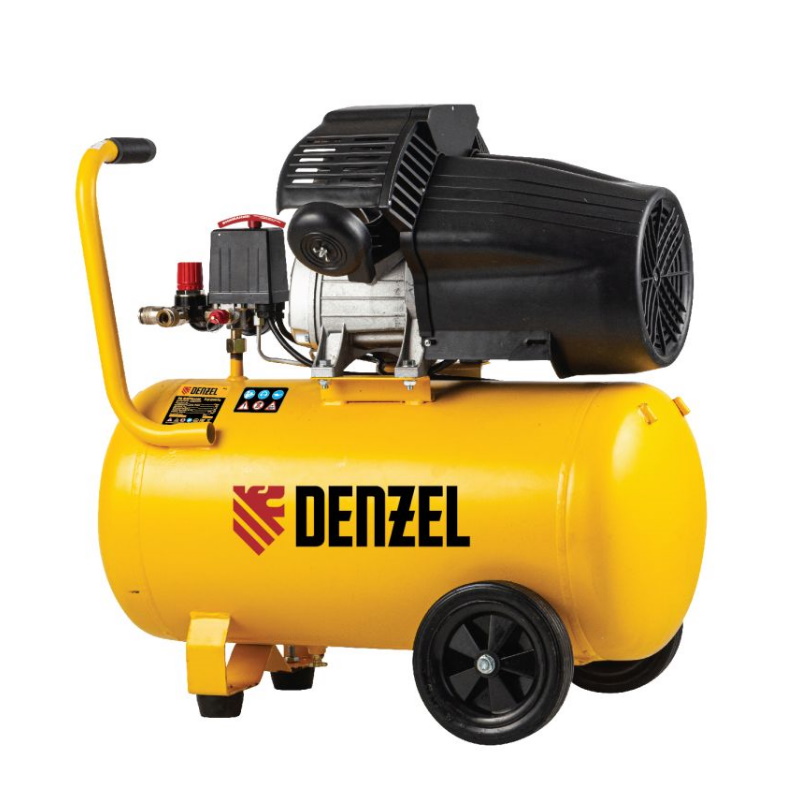 Компрессор воздушный прям. привод DCV1800/50, 1,8 кВт, 50 литров, 320 л/мин// Denzel