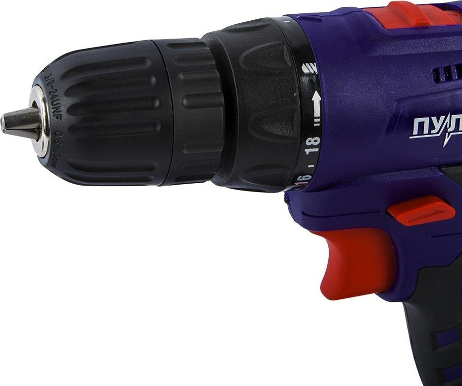 Дрель аккумуляторная ПУЛЬСАР ДА 14,4-2 (14,4В, 35Hm, Li-on, 1,5Ah, 2акк, 2,2 кг, кейс) (792-698)