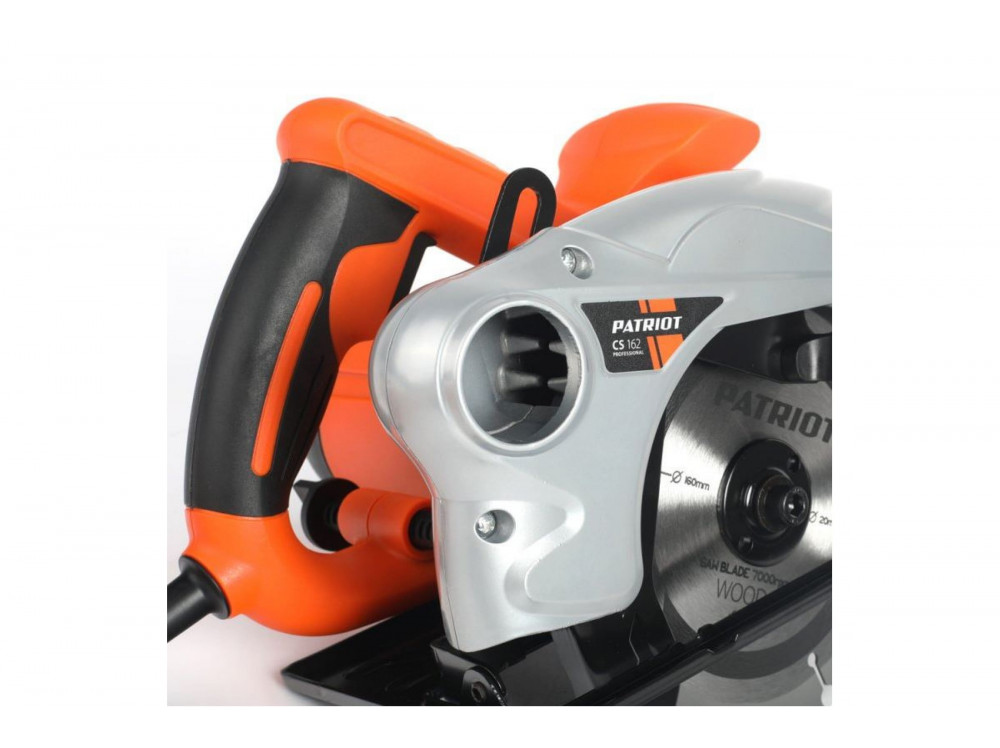 Пила циркулярная PATRIOT CS 162, мощность 1200Вт, пильный диск 160х20 мм