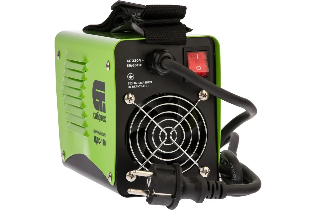 СИБРТЕХ ИДС-190 Аппарат свар. инверт.190А, электроды 1,6-4мм