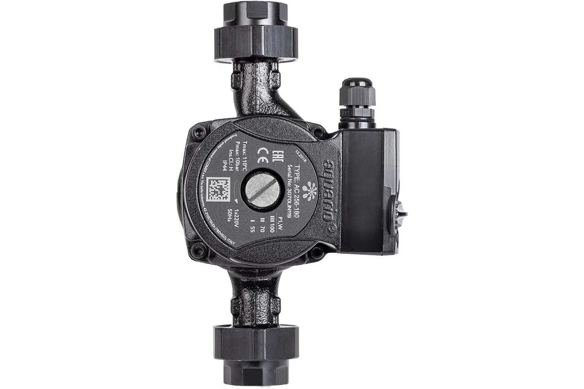 Насос циркуляц.  AС256-180", 100Вт, выс. под. 5м, 60л/мин. (5356) //AQUARIO