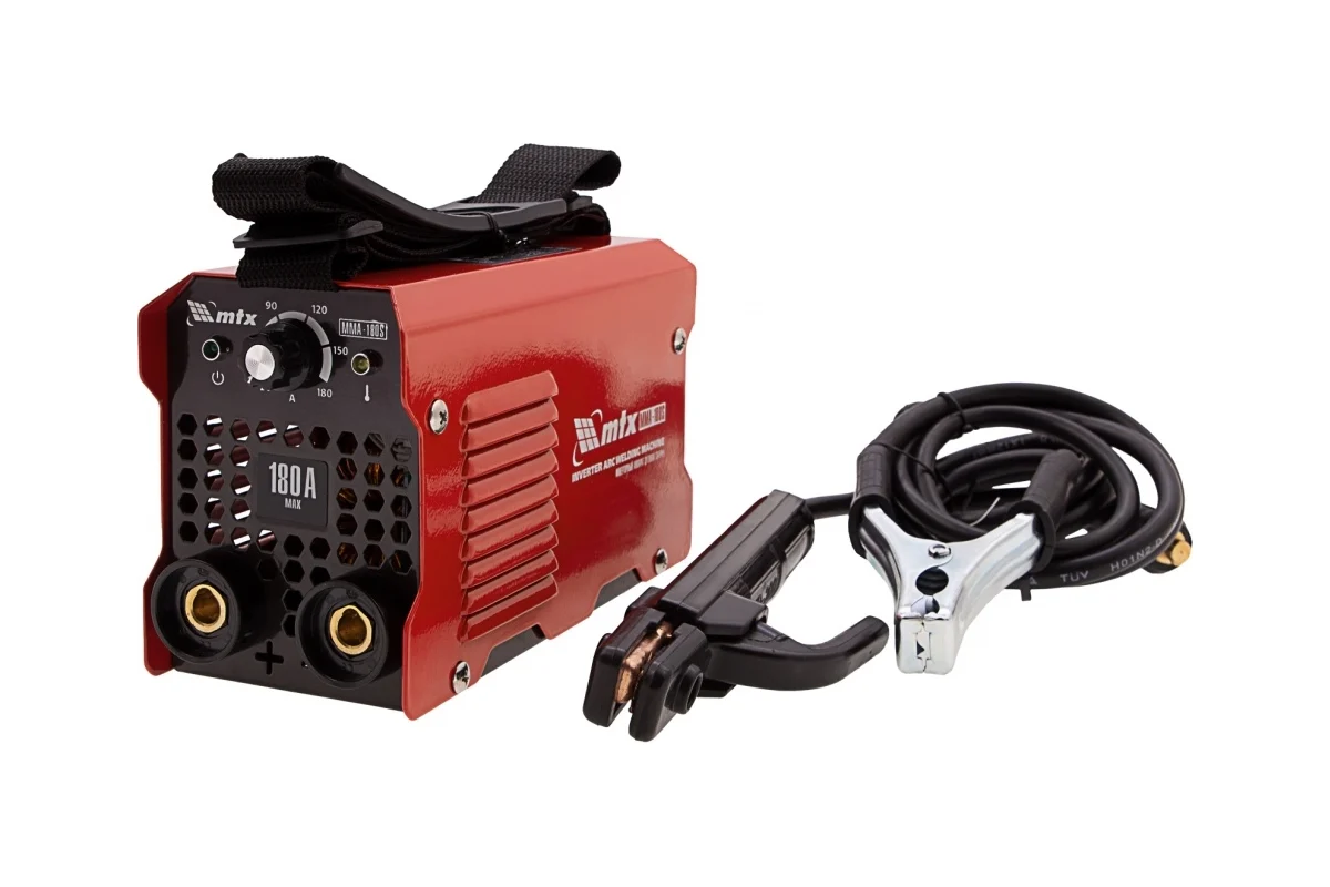 Инверторный аппарат дуговой сварки ММА-180S,180А,ПВ60%,d электрода 1,6-4мм. // MTX