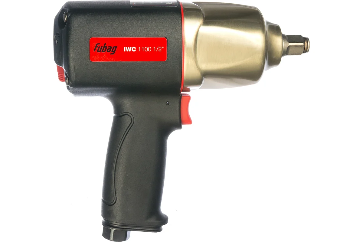 Пневмогайковерт FUBAG IWC 1100 1/2", 1100Нм, 255л/мин, 7000 об/мин