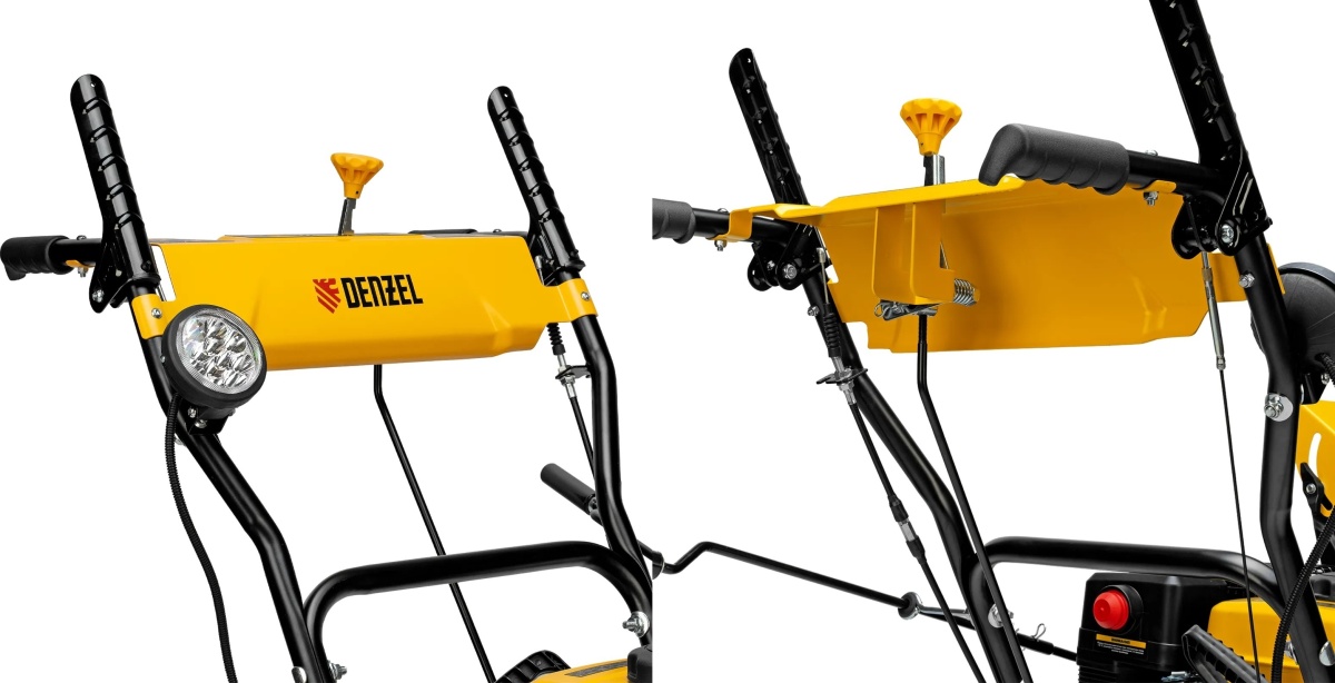 Снегоуборщик бензиновый SB 560 LP, 212cc, эл.старт, фара// Denzel