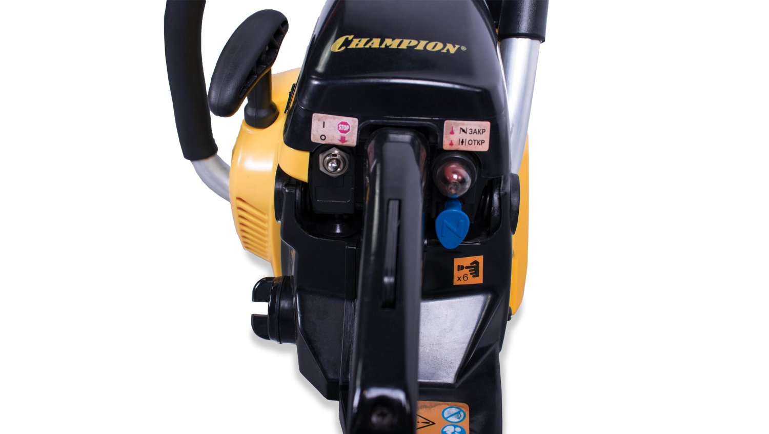 Бензопила CHAMPION 240-16", (3/8"-1,3- 56 (1,7 кВт, 4,3 кг) легкий старт