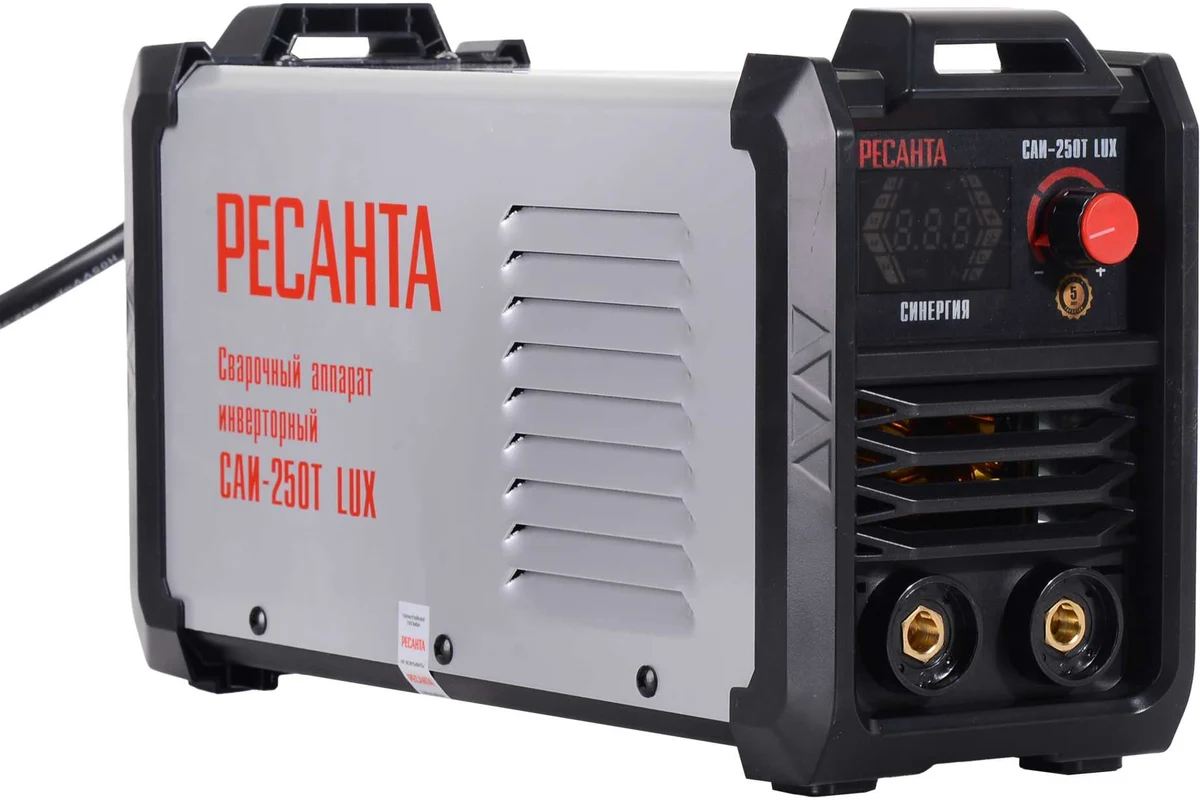 РЕСАНТА Сварочный аппарат инверторный САИ-250Т LUX, 220В, ArcForce,Antistick,HOT START