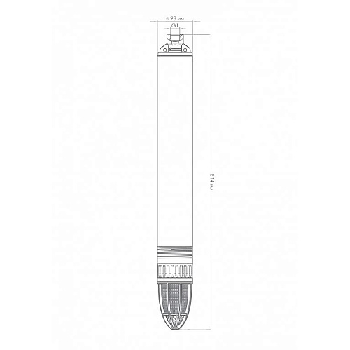 Эл. насос Водомет ПРОФ 55/75 скважинный //Джилекс