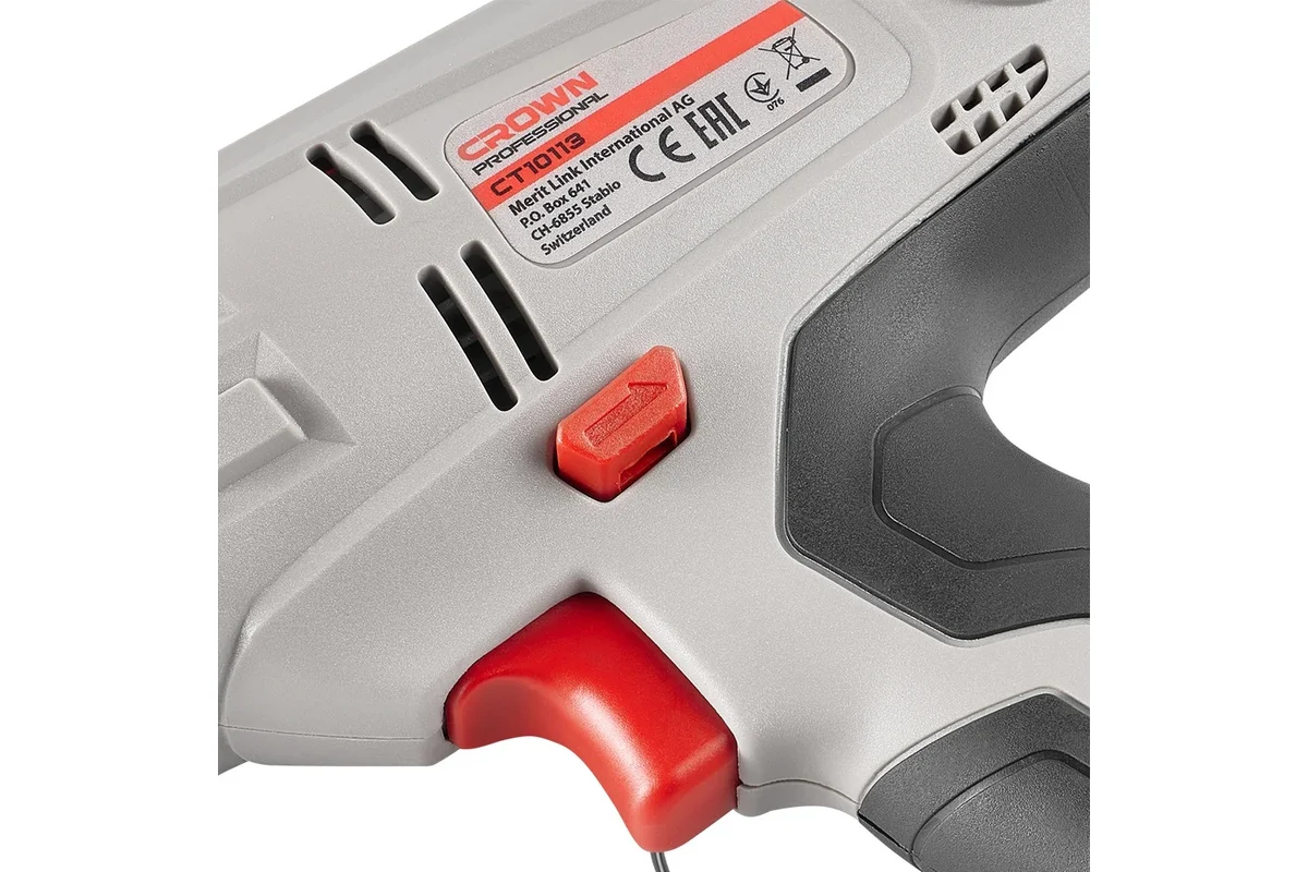 Шуруповерт сетевой CROWN CT10113, 280 Вт, 0-350/0-1400 об/мин, БЗП 10 мм, 0,8-22 Nm