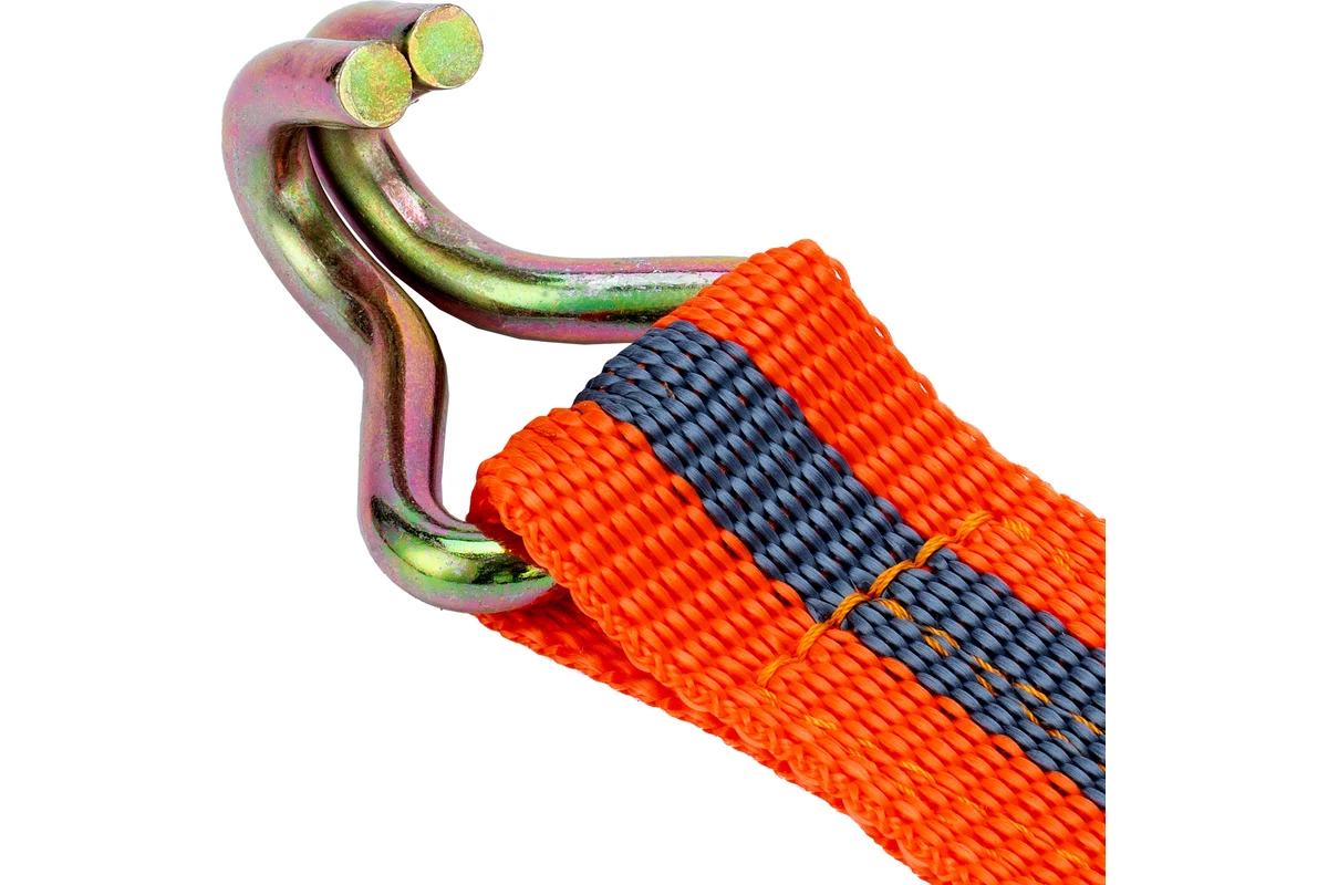 Ремень багажный с крюками, 0,038х10м, храповый механизм Automatic// Stels