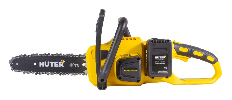 Электропила аккумуляторная ELS-20/10Li 4A Huter (с АКБ 4А*ч и ЗУ в комплекте)