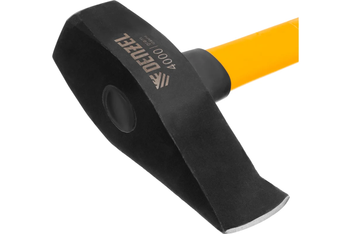 Колун-кувалда 4000 г, кованая, фибергласовая  рукоятка c TPR покрытием, 880 мм // Denzel