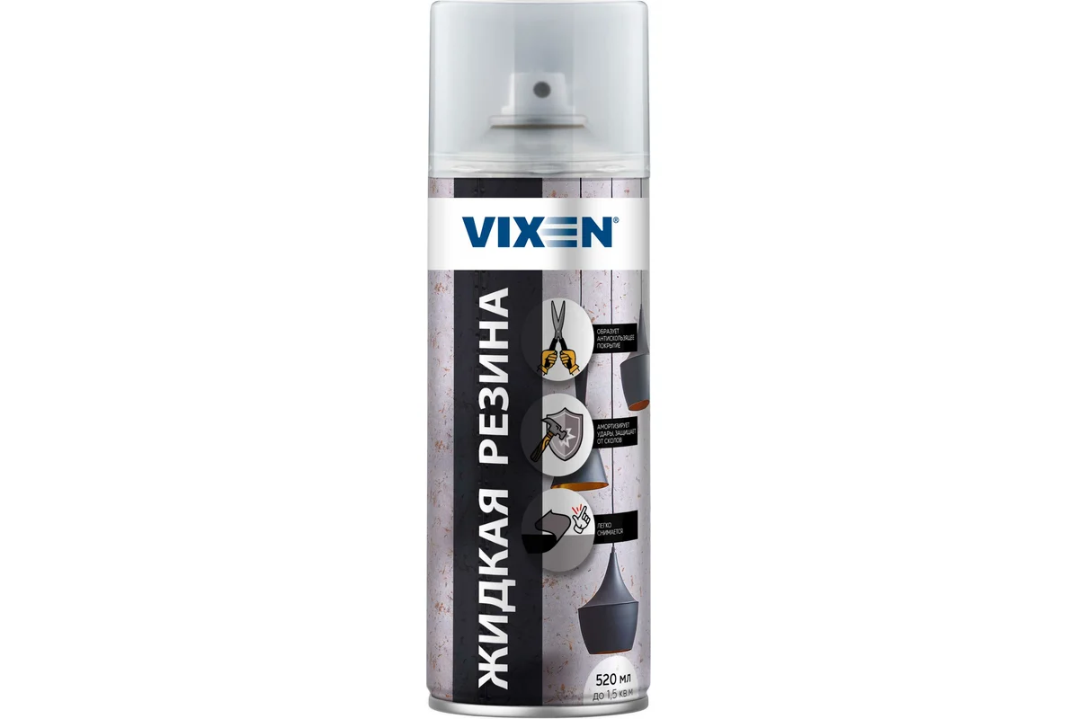 VX-90101 Жидкая резина VIXEN 520мл. аэрозоль.