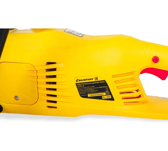 Электропила CHAMPION 520N-16"(3/8" -1,3- 57зв,2.0кВт, 4,0кг)