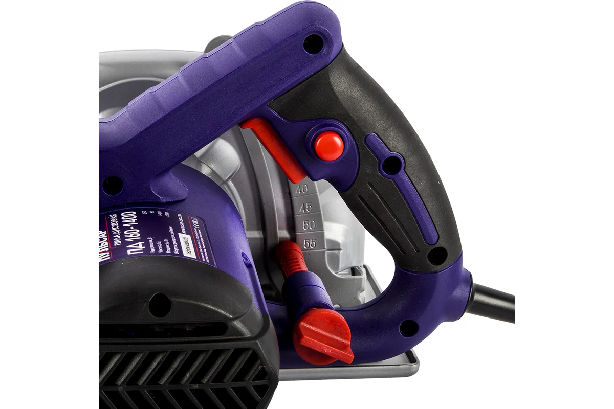 Пила дисковая ПУЛЬСАР ПД 160-1400 1400Вт,160х20мм, 55мм пропил,4,3кг