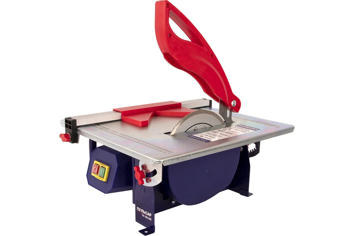 Эл. плиткорез ПУЛЬСАР ПН 180-600 600Вт, 180х22,2мм стол 330-360мм,проп 34мм,7,5кг