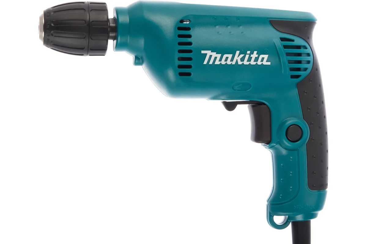 Makita Дрель монтажная  6413,  450Вт, БЗП 10 мм,0-3000об/мин, 1,2кг.