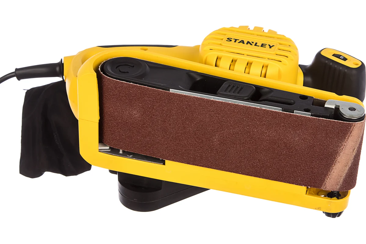 STANLEY SB90-RU Ленточная шлифмашина 900 Вт. 380 м/мин, лента 75х533мм