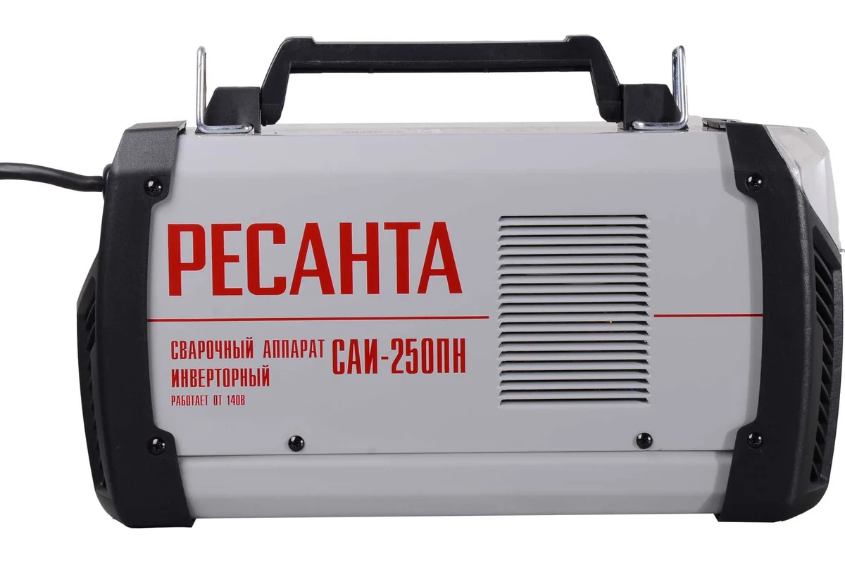 РЕСАНТА, САИ-250ПН. Инверторный сварочный аппарат пониж. напр., 140-260В, 35А, 10-250А, 6мм