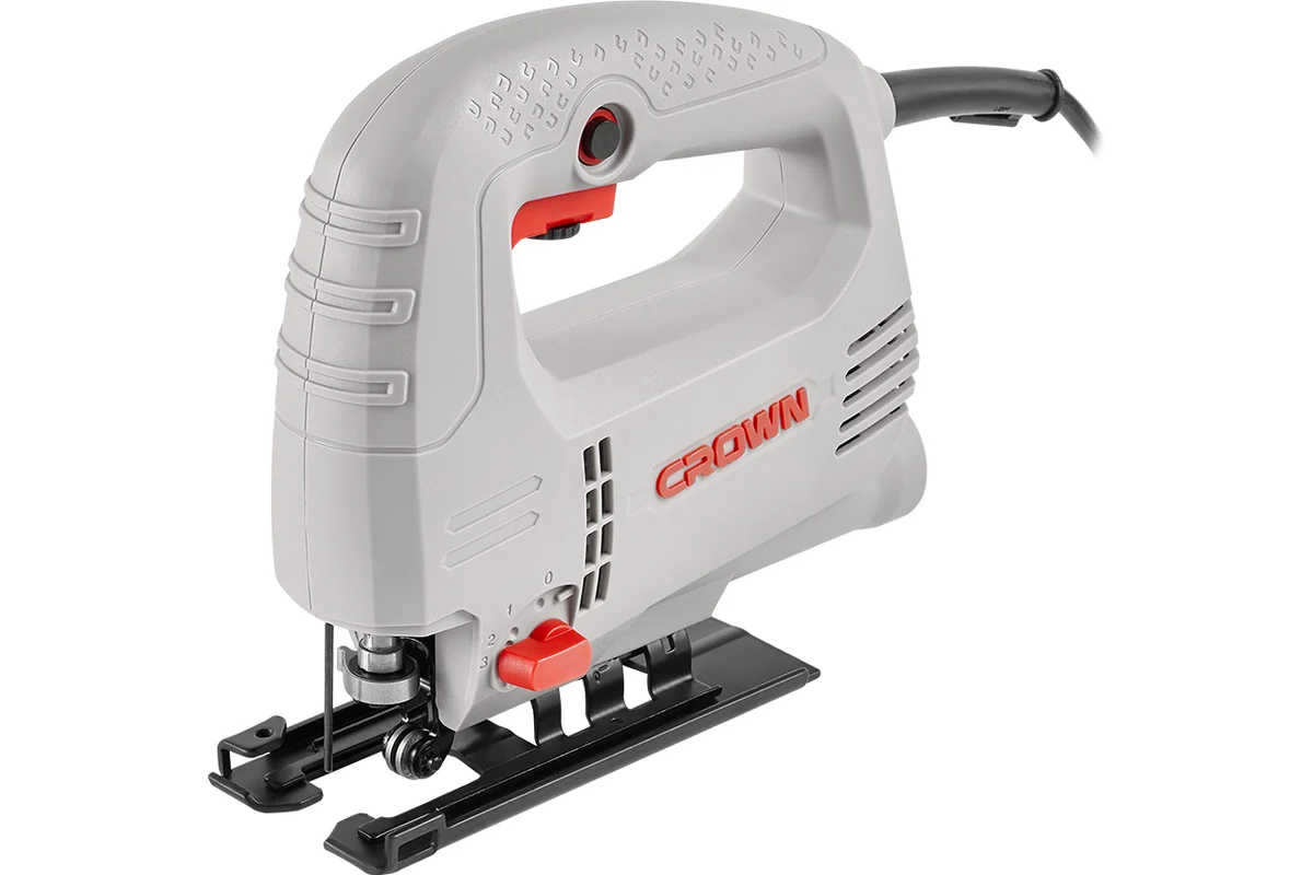 Лобзик CROWN CT15212, 550 Вт, 700-3000 об/мин, маятниковый ход, глубина пропила 65 мм