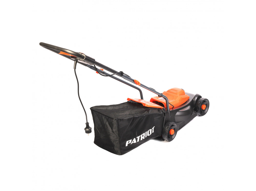 Газонокосилка электрическая PATRIOT PT 1130Е 1300 Вт, 32см, высота 3 позиц, пластик. травосбоник 30л