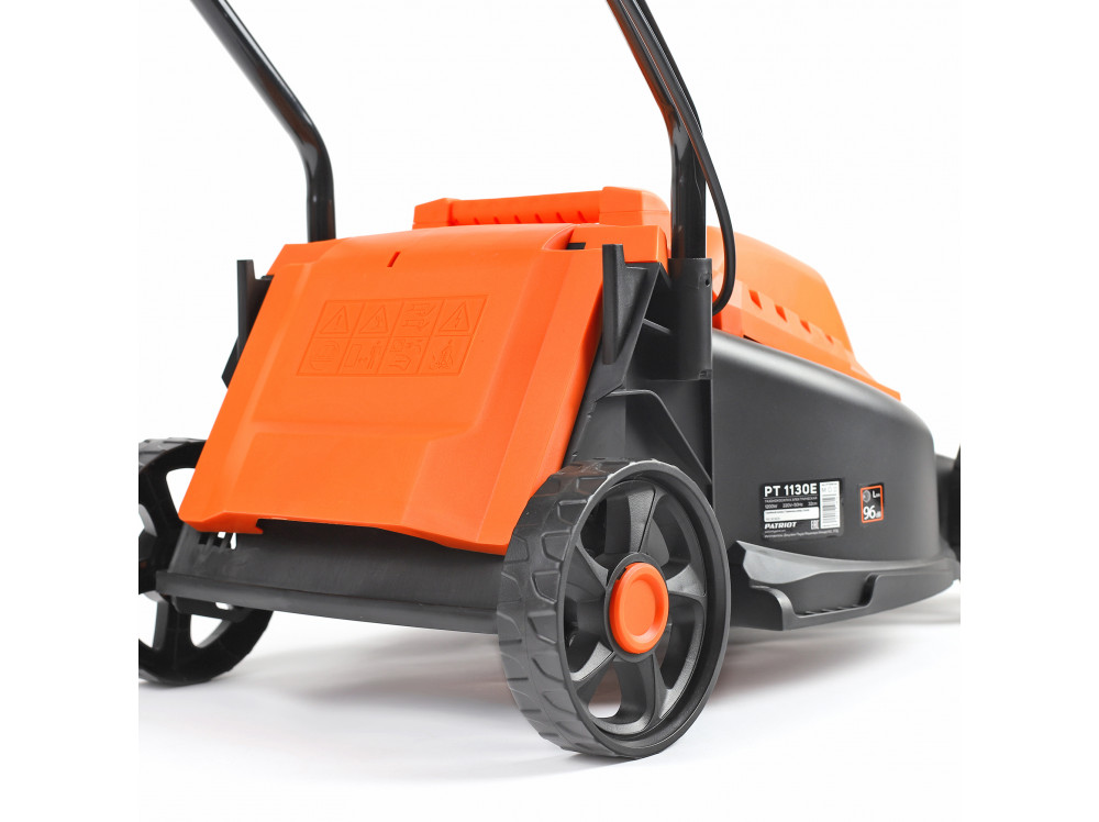Газонокосилка электрическая PATRIOT PT 1130Е 1300 Вт, 32см, высота 3 позиц, пластик. травосбоник 30л
