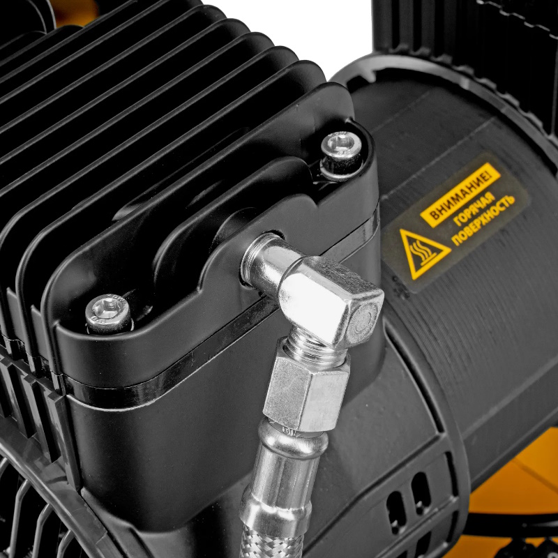 Компрессор безмасл. малошумный DLP-3000/100, 3 кВт, 2х1,5 кВт,100 л, 2850 об/мин,500 л/мин// Denzel