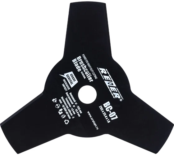 Диск для жесткой травы 3Т 255х25,4х1,8 //REZER