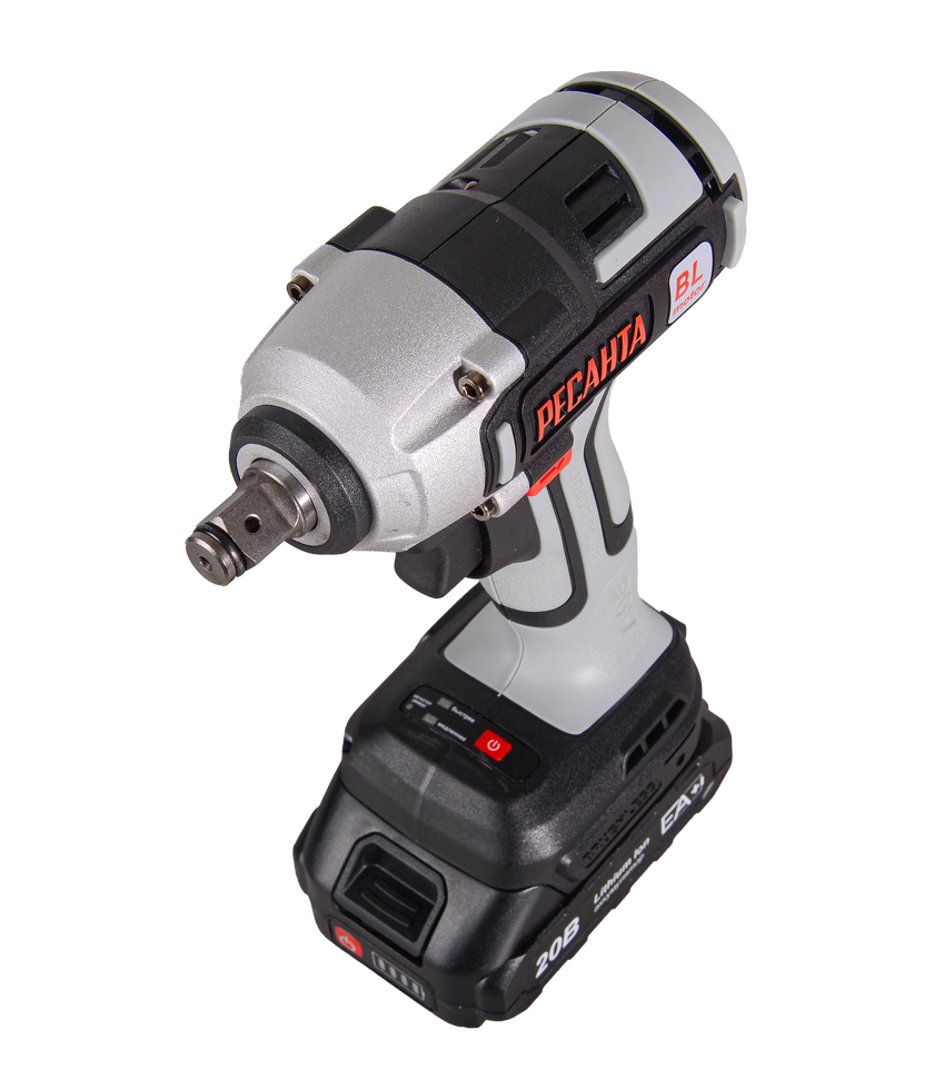 Гайковерт аккумуляторный АГ-300/20L 1/2" 300Нм (в комплекте 2 АКБ и ЗУ) в кейсе Ресанта