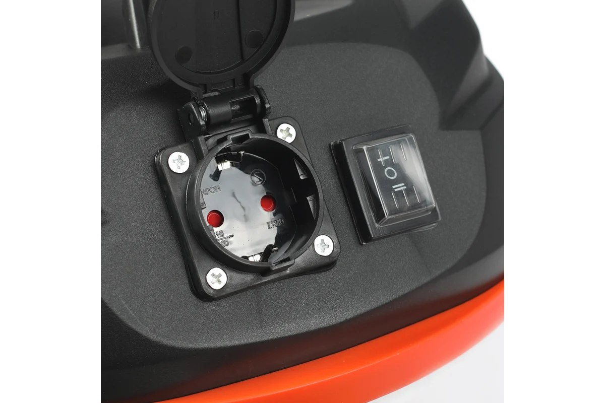 Пылесос промышленный PATRIOT VC 330, нержавеющий бак, HEPA-фильтр, розетка