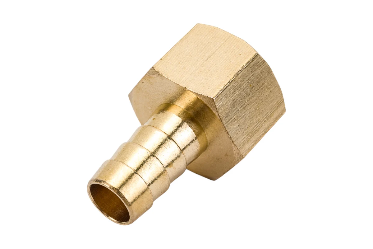Соединение внутр. резьба 1/2" х елочка 12 мм (латунь) ECO