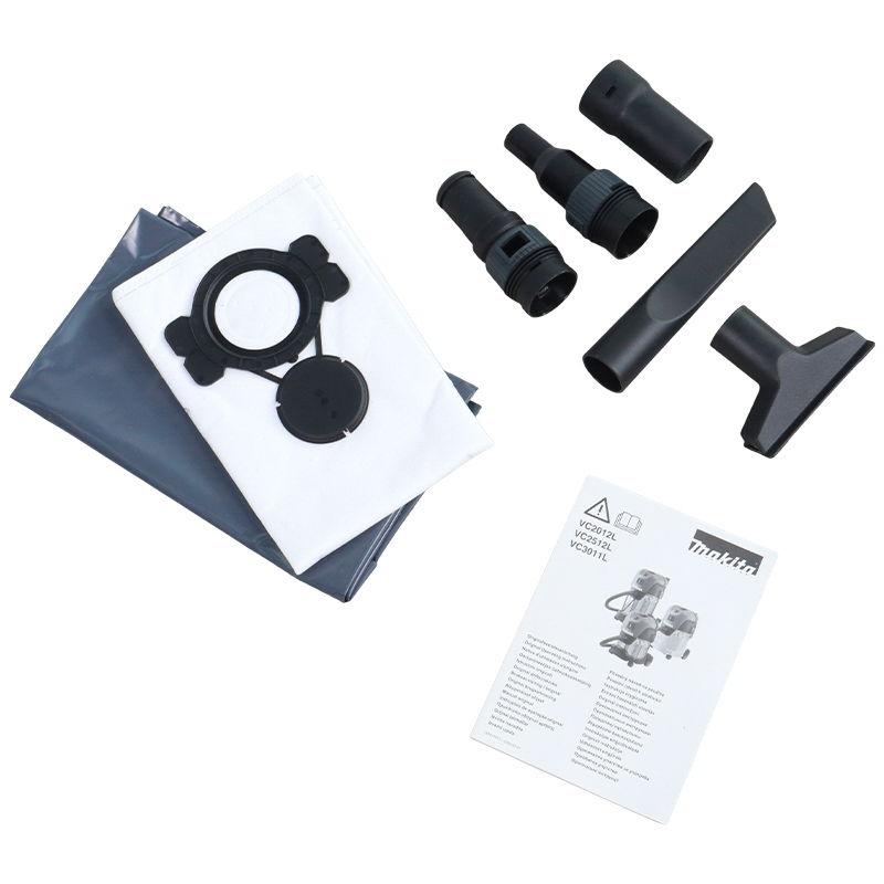 Makita Пылесос VC2512L. промышленный, 1кВт, сухого мусора и жидкостей, 216 м3/ч, бак 25л