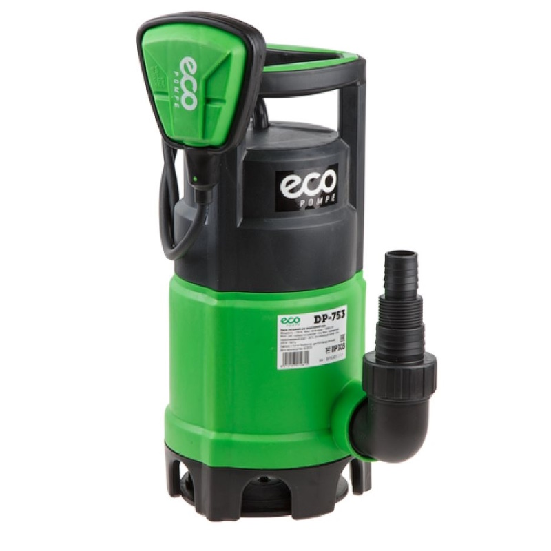 Насос погружной для загрязненной воды ECO DP-753, 750Вт
