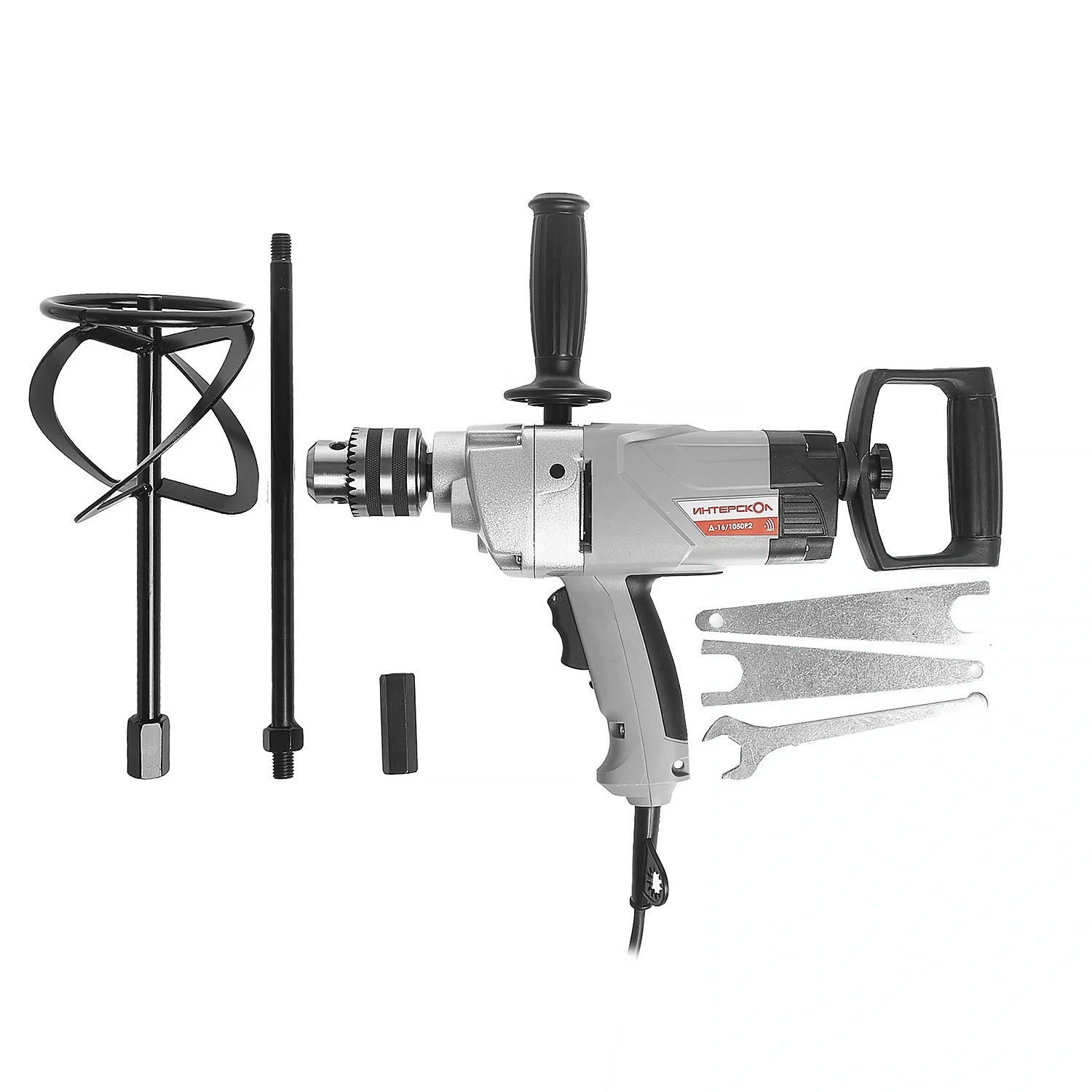 Д-16/1050Р2 ИНТЕРСКОЛ, Дрель-миксер , со шнеком, 1050Вт, 550об/мин,