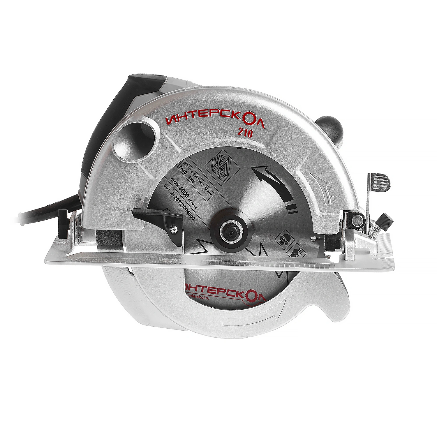 ДП-210/1900ЭМ ИНТЕРСКОЛ Дисковая пила, 1,9 кВт, диск 210х30мм, пропил 75мм 5000об/мин