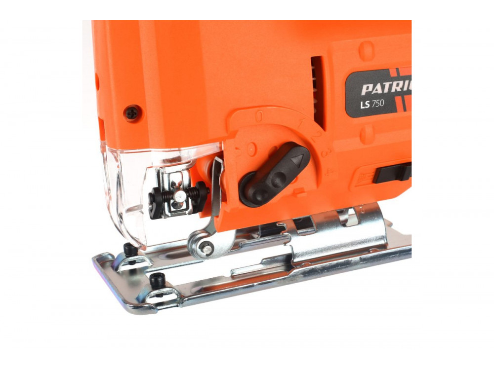 Лобзик PATRIOT LS 750, мощность 800 Вт, лазер, макс толщина дерева 100 мм, 4 поз. маятниковый ход, р