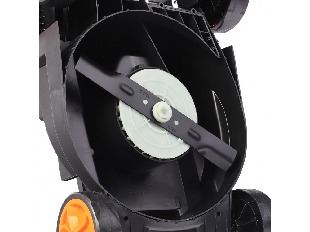 Газонокосилка электрическая PATRIOT PT 1639E бесщёточный, 38см, 1600Вт, трав комби 50л, 20-65мм 5 ур