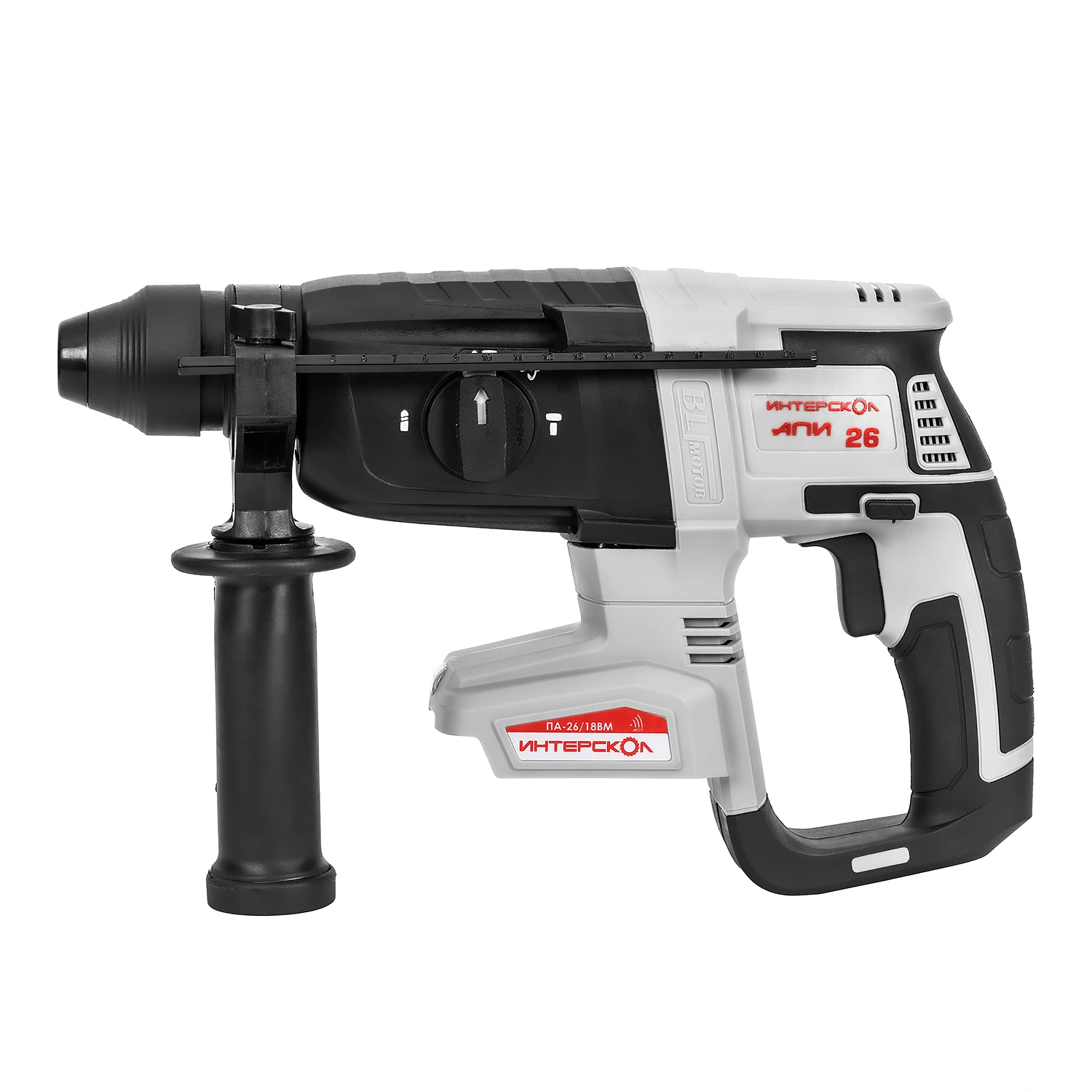 ПА-26/18ВМ бесщеточный аккум. перфоратор SDS plus, Li-ion АПИ (кейс, 1 аккум., 4,0Ач, ЗУ)