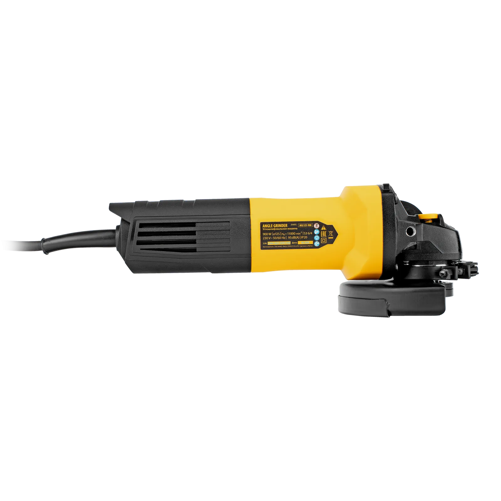Углошлифовальная машина AGL125-900, 900 Вт, 125мм, 11000 об/мин Denzel